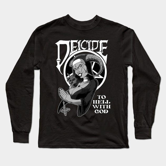 Deicide - To hell with god Long Sleeve T-Shirt by CosmicAngerDesign